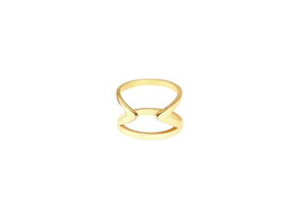 Geometric Ring - Gold