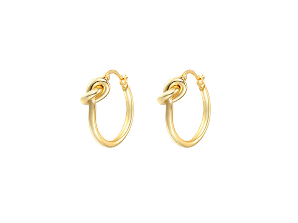 Gwen Knot Earrings - Gold - themultistorey.co