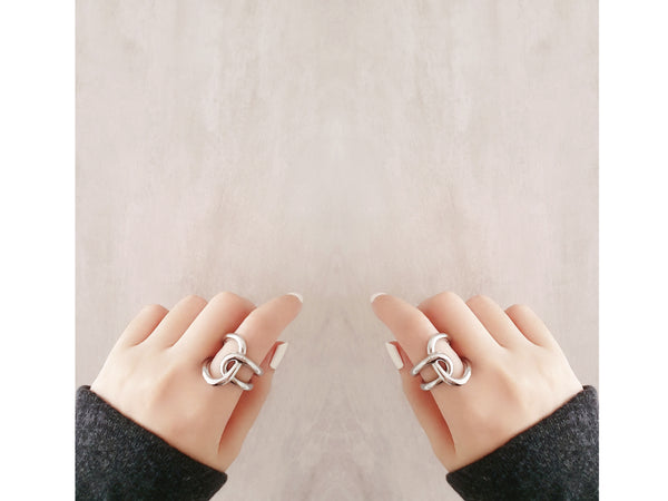 Mexi Chain Ring- Silver