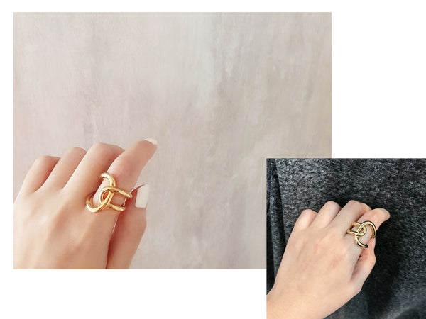 Mexi Chain Ring- Gold