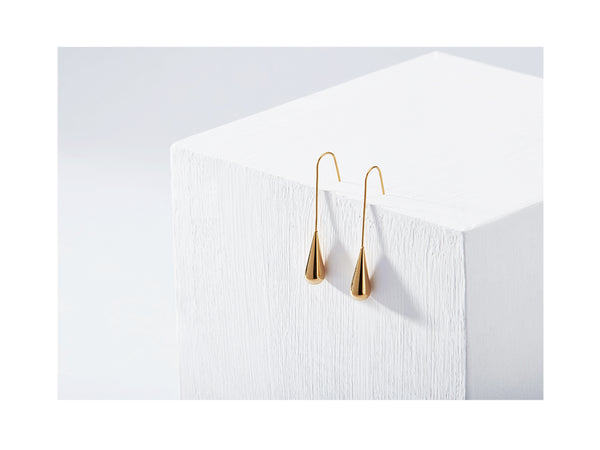 Raindrop Earrings - Gold