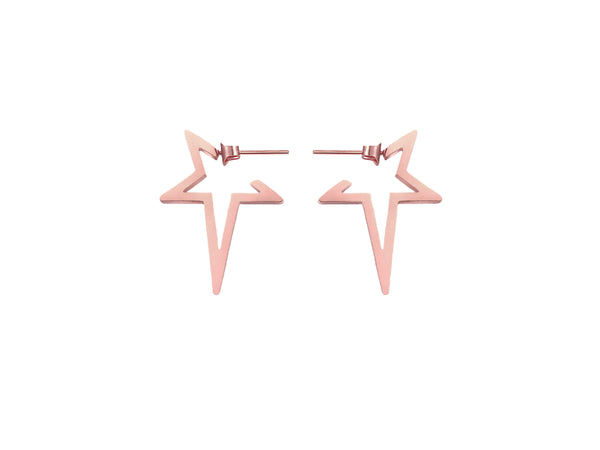 Stars Earrings - Rosegold