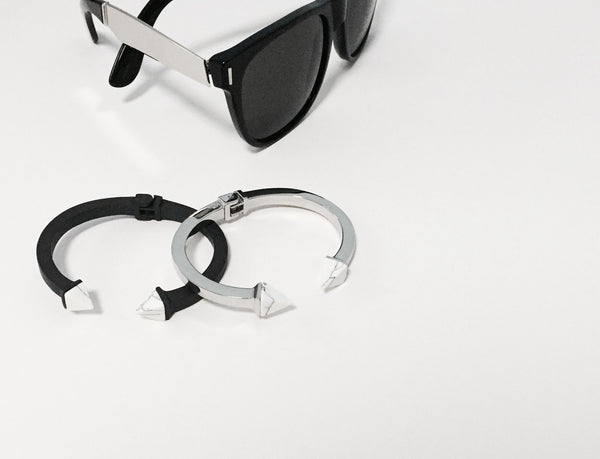 Kate Marble Bangle - Matt Black - themultistorey.co