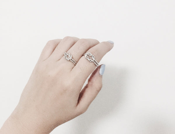 Double Knot Ring - Rosegold - themultistorey.co
