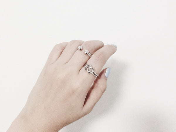 Double Knot Ring - Rosegold - themultistorey.co