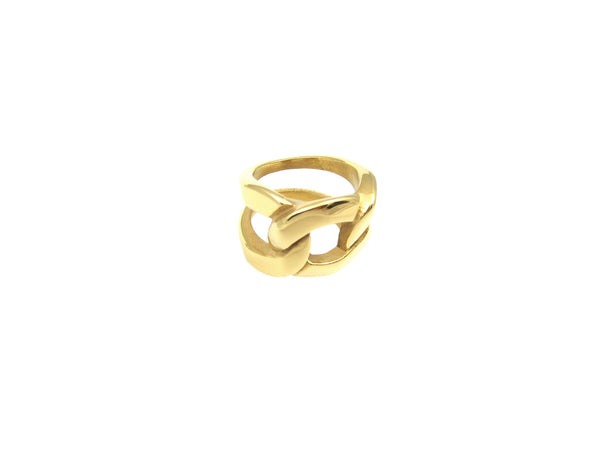 Maxi Chain Ring - Gold - themultistorey.co