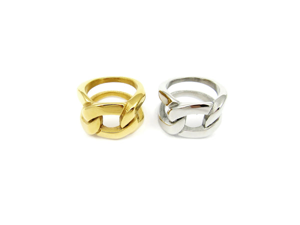 Maxi Chain Ring - Silver - themultistorey.co