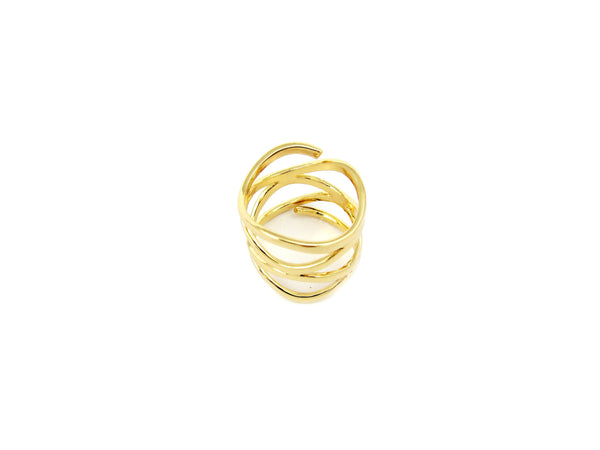 Swirl Ring - Gold - themultistorey.co