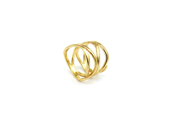 Swirl Ring - Gold - themultistorey.co