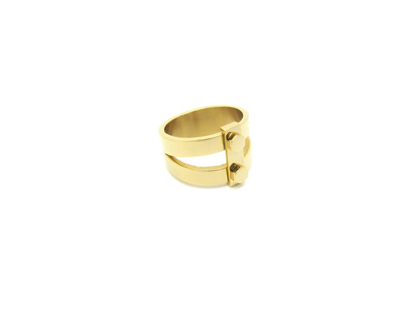 Hex Bolt Ring - Gold - themultistorey.co