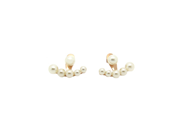 Vera Pearls Earrings - Rosegold - themultistorey.co