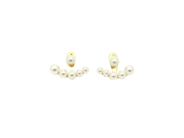 Vera Pearls Earrings - Gold - themultistorey.co