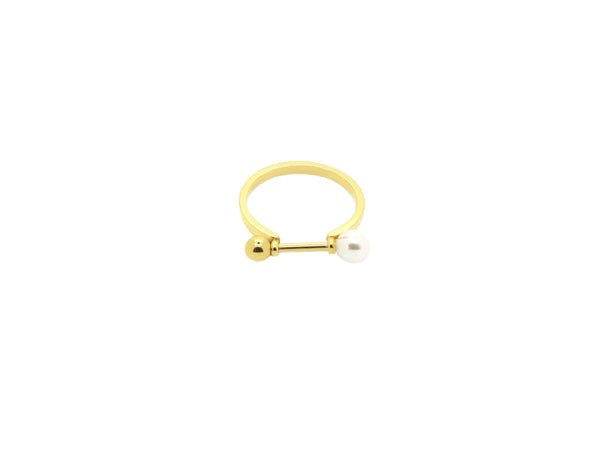 Chloe Pearls Ring - Gold/ Silver - themultistorey.co