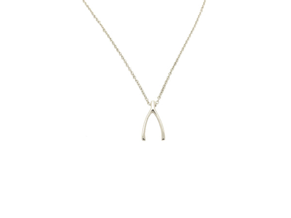 Wishbone Necklace - Silver - themultistorey.co