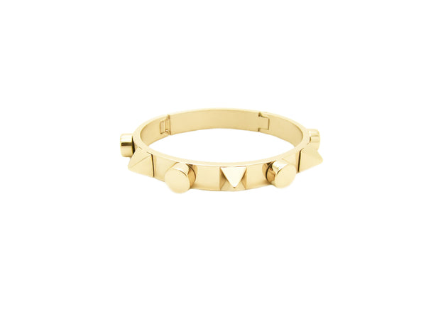 Talia Spikes Bangle - Gold (2 Sizes) - themultistorey.co