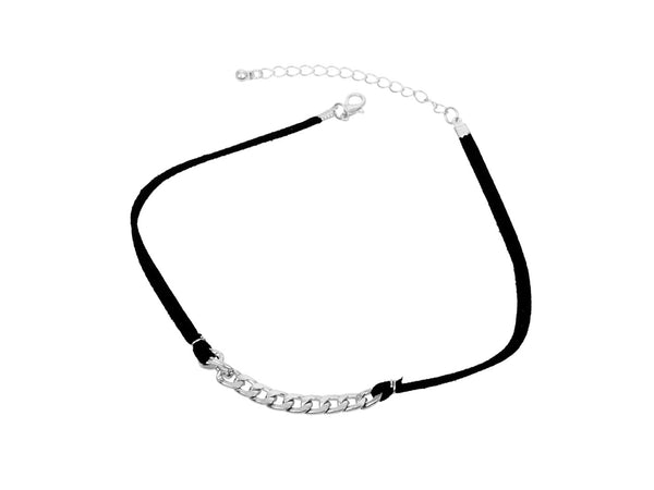 Choker with silver chain - themultistorey.co