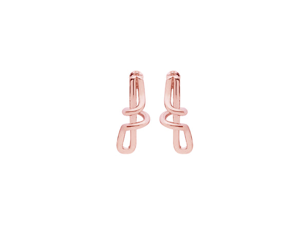 Julien Earrings - Rosegold - themultistorey.co
