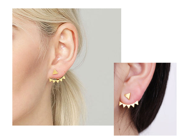 Wave Earrings - Silver - themultistorey.co